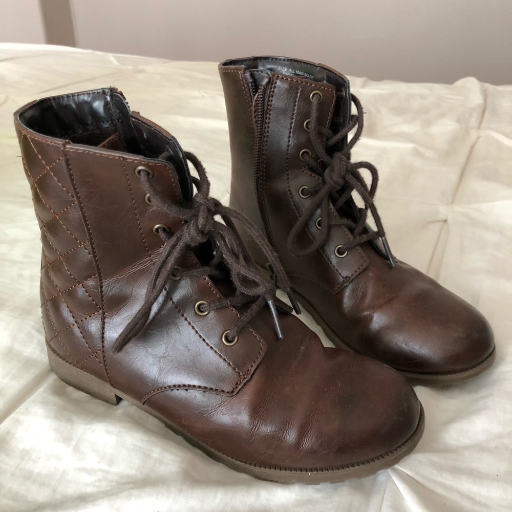 Girls Combat Boots
